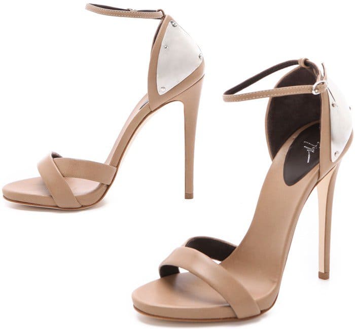 Giuseppe Zanotti Ankle Strap Sandals with Metal Detail