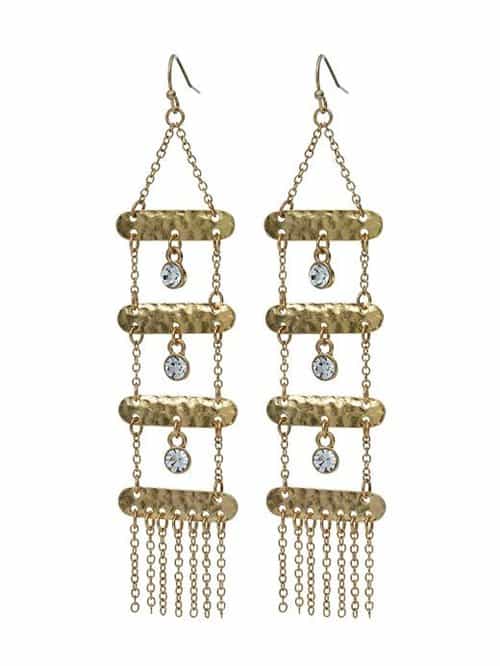 Hive Honey Ladder Chain Earrings