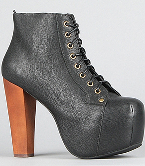Jeffrey Campbell Lita Boots in Black