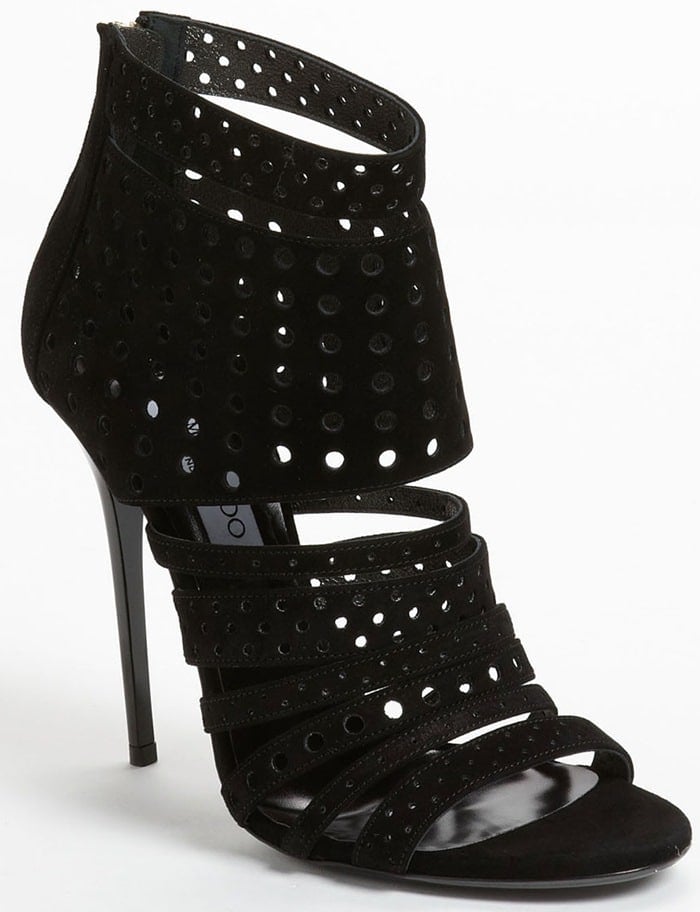 Black Jimmy Choo "Malika" Sandals