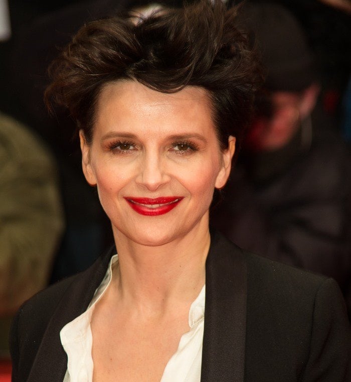 Juliette Binoche attends the premiere of Camille Claudel 1915 during the 63rd annual Berlin International Film Festival