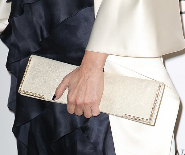 Nia Vardalos' Daniel Swarovski clutch