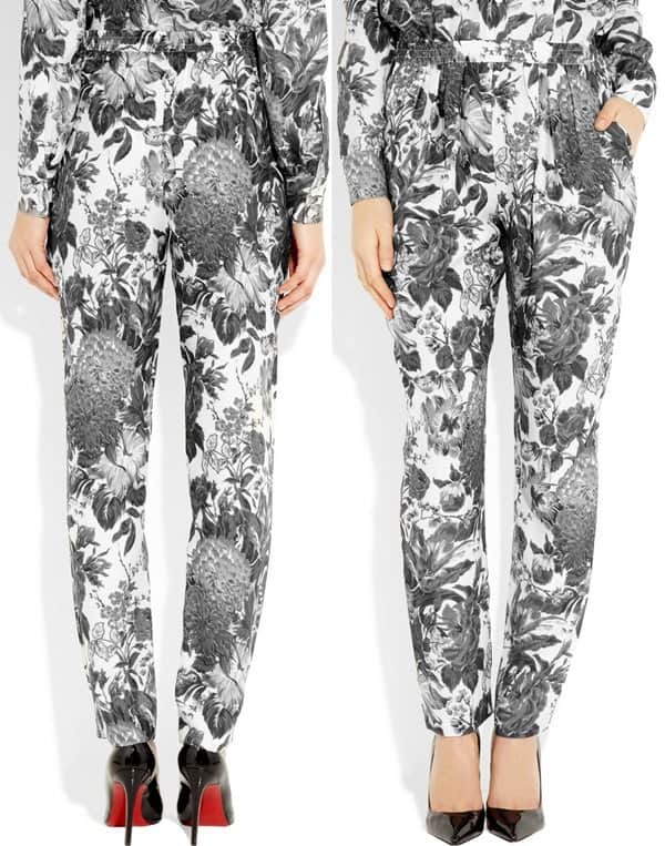 Stella McCartney "Christine" Floral Pants