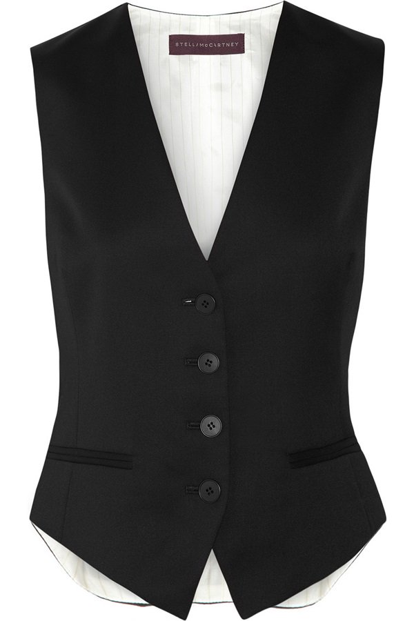 Stella McCartney "Daisy" Wool Twill Vest
