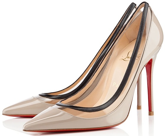 Christian Louboutin "Paulina" Pumps in Stone