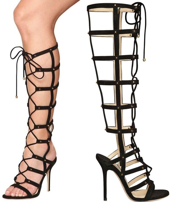 Jimmy Choo 'Mogul' Cage Sandal Boots