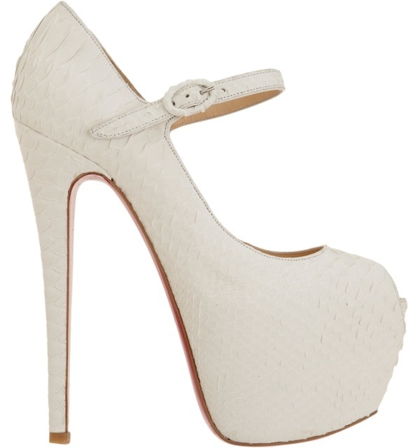 Christian Louboutin 'Lady Highness' Leather Mary Jane Platform Pumps