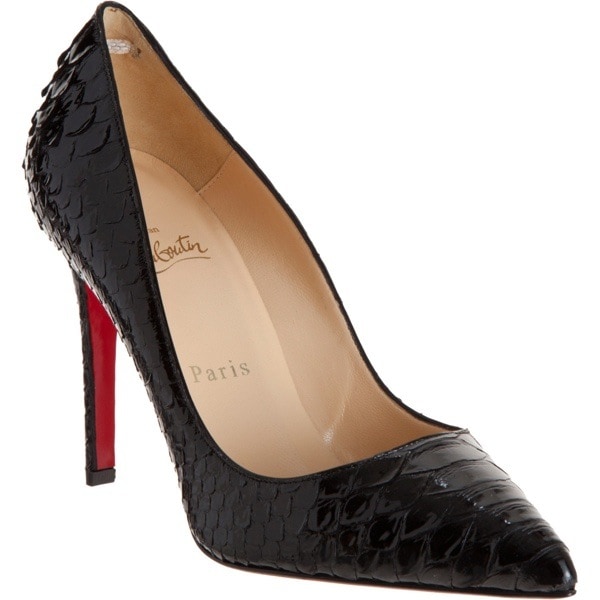 Christian Louboutin Python 'Pigalle' Pumps
