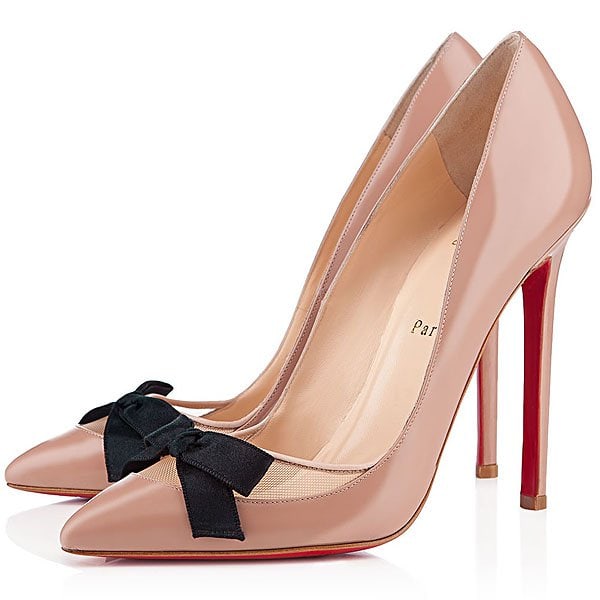 Nude Christian Louboutin "Love Me" Pumps
