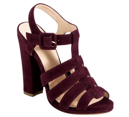 Cole Haan Jen Oli Chelsea Collection Sandals in Burgundy Suede