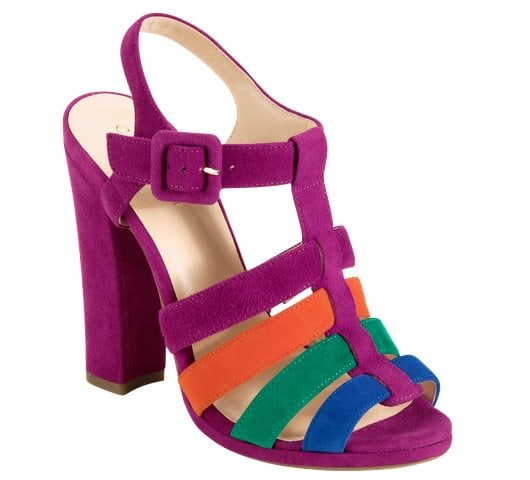 Cole Haan Jen Oli Chelsea Collection Sandals in Multicolor Suede