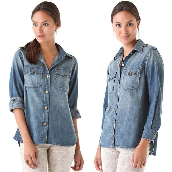 Current/Elliott "The Perfect Shirt" in Miner