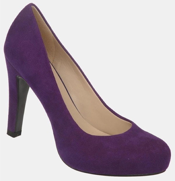 Franco Sarto 'Cicero' Pump in Blackberry Suede