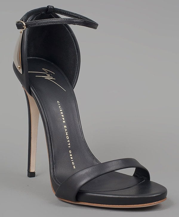 Giuseppe Zanotti Spring 2012 Sandals with Metal Plate