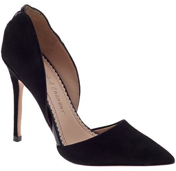Jean-Michel Cazabat "Ella" Suede d'Orsay Pumps