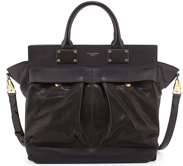 Rag  Bone 'Large Pilot' in Black