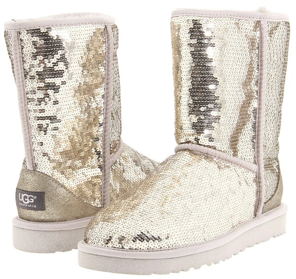 UGG Classic Sparkles Silver