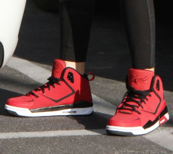 Zendaya rocks red Nike Air Jordan sneakers