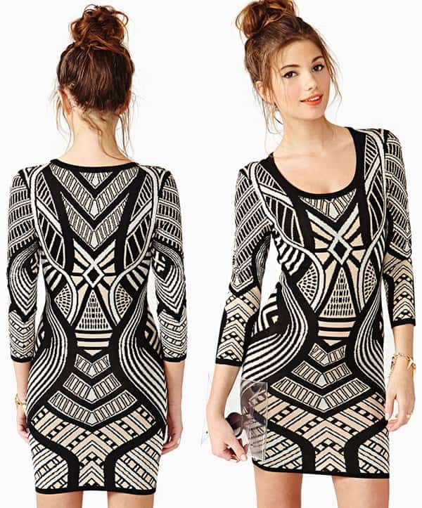 Torn by Ronny Kobo Alice Mosaic Dress