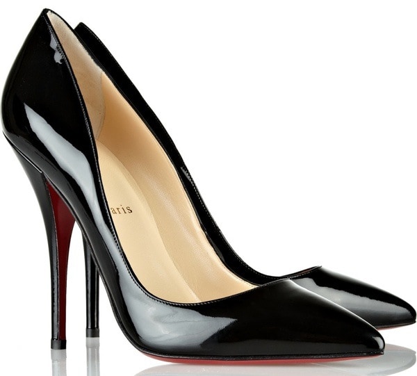Christian Louboutin Batignolles 120 Patent-Leather Pumps