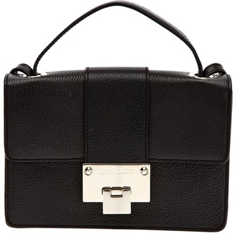 Jimmy Choo Rebel Shoulder Bag in Black