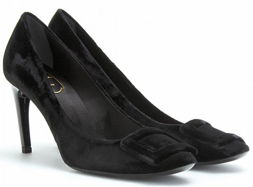 Roger Vivier Bell De Nuit Velvet Pumps