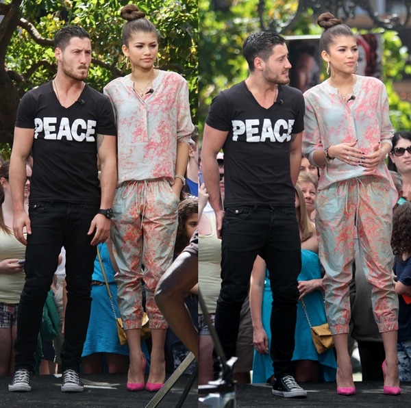 Zendaya with Valentin Chmerkovskiy