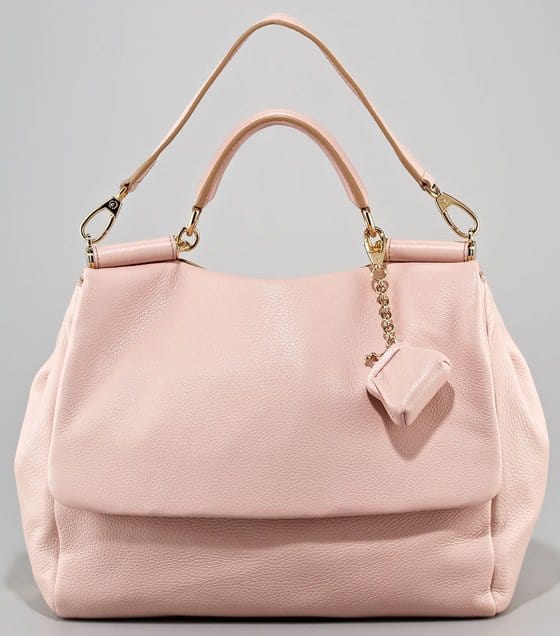 Elegance redefined: The soft pink Miss Sicily bag by Dolce Gabbana, priced at $2,345