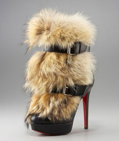 Christian Louboutin "Toundra" Fur Boots Christian Louboutin "Toundra" Fur Boots