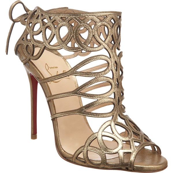 Christian Louboutin Zigouwi Sandals in Metallic Christian Louboutin Zigouwi sandals in metallic