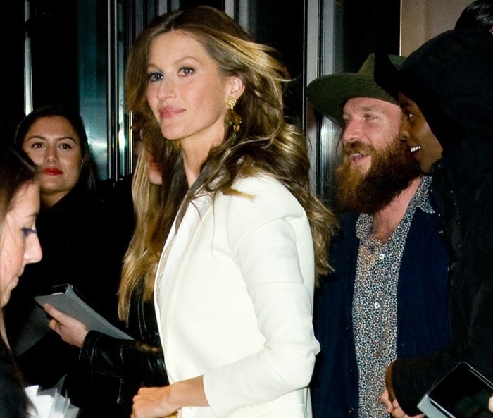 Gisele Bündchen at the Dolce Gabbana Fifth Avenue Flagship Store Opening