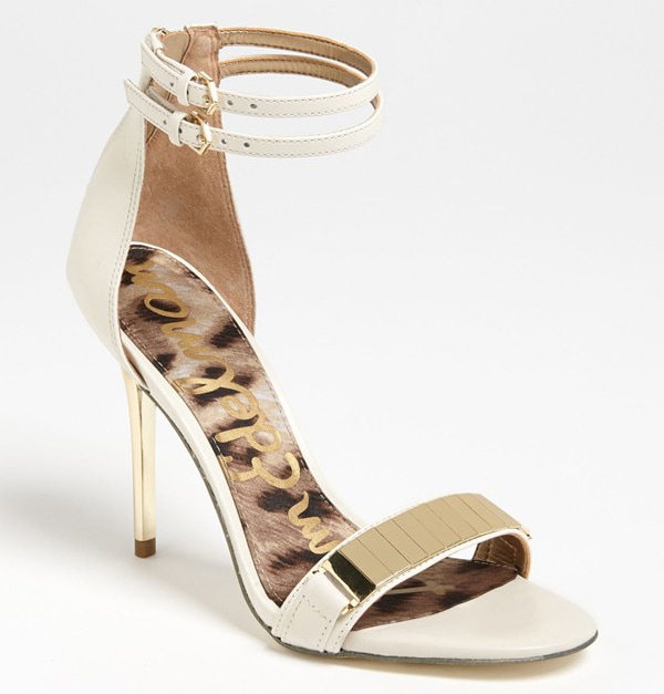 Sam Edelman "Allie" Sandals in White Sam Edelman "Allie" Sandals in White
