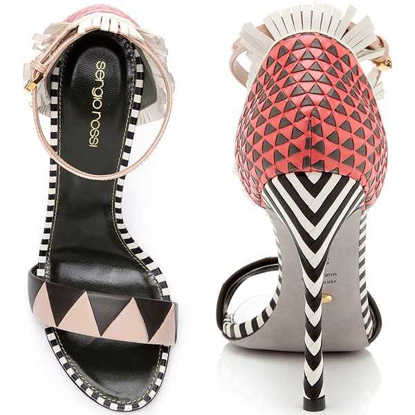Sergio Rossi Oberoj Ankle-Strap Sandals