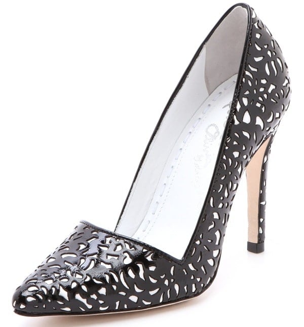 Alice + Olivia "Dina" Laser-Cut Pumps