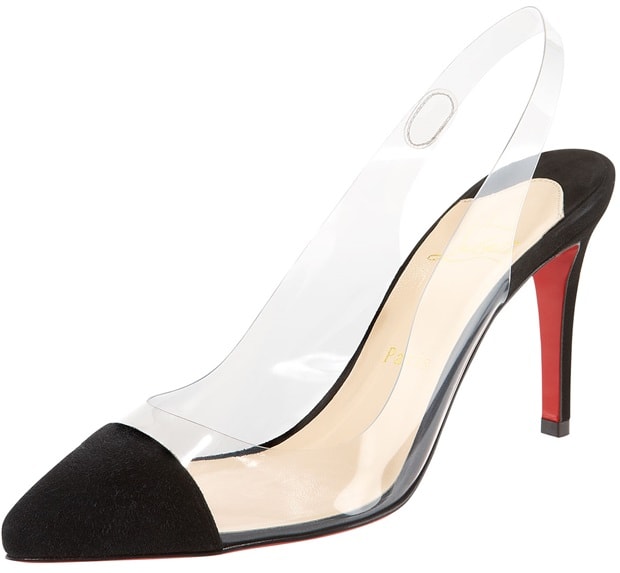 Christian Louboutin "Bis Un Bout" 120 mm pumps in Black
