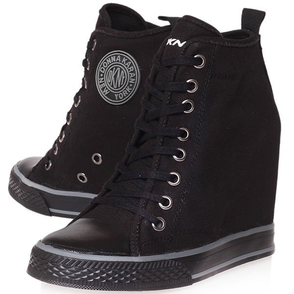 DKNY "Grommet" Wedge Sneakers