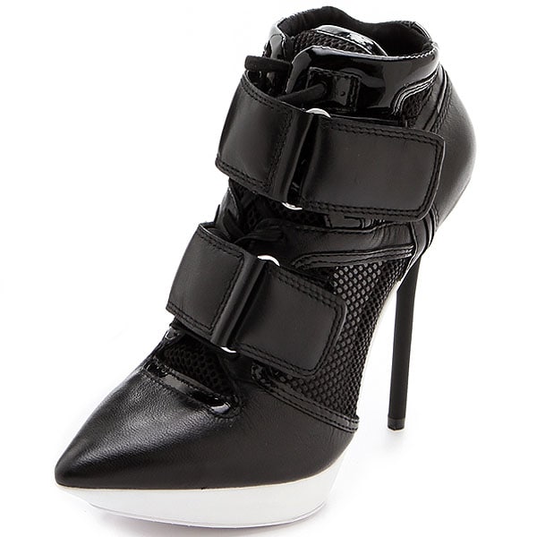 DKNY “Pulse” High-Top Platform Booties