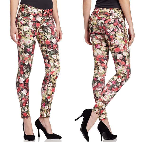David Kahn Printed Nikki Ankle Jeans