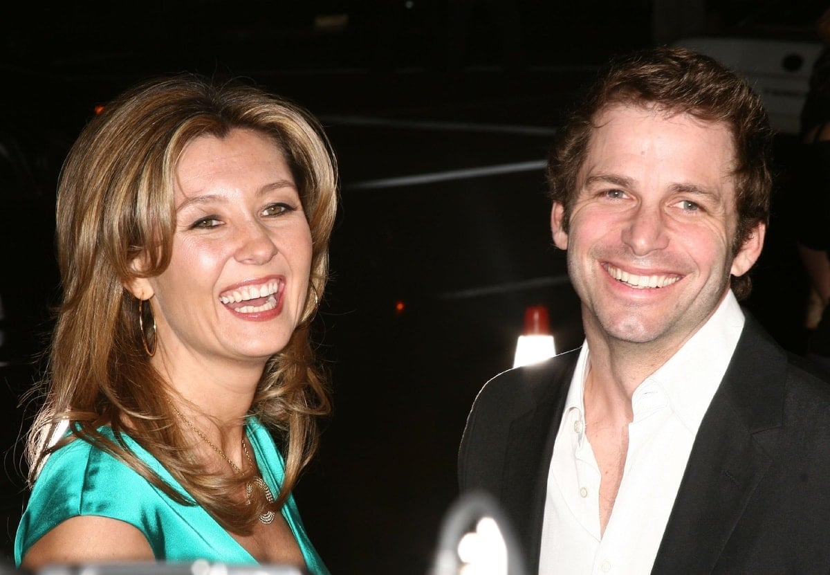Deborah and Zack Snyder, who married in 2004, pictured during the early years of their relationship