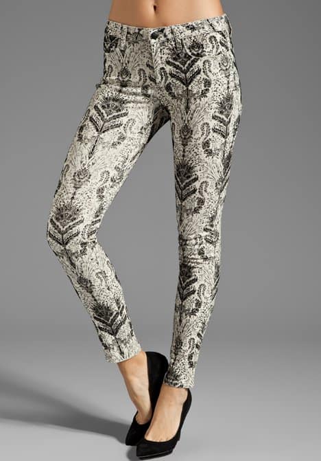 Joe's Jeans The Skinny Baroque Flocking