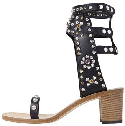 Isabel Marant "Caroll Elvis" Sandals in Black