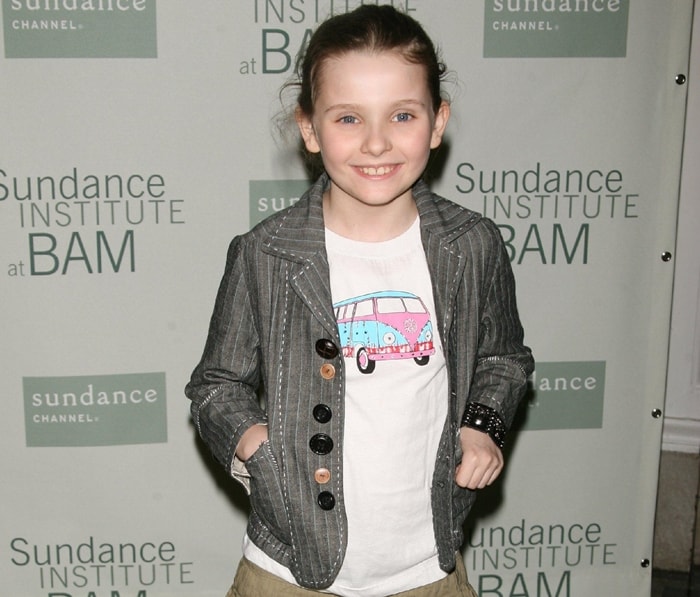 Abigail Breslin, photographed during the promotion of Little Miss Sunshine, was 9 years old when she filmed the acclaimed indie comedy that earned her an Academy Award nomination and introduced audiences to her unforgettable portrayal of Olive Hoover