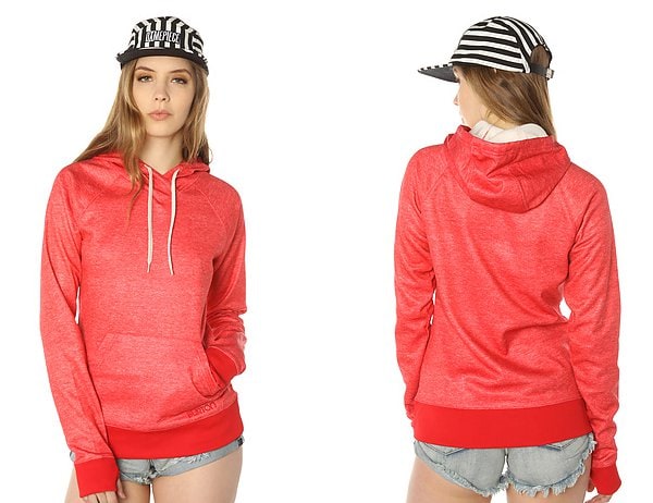 Burton The Heron Hoody in Cardinal Heather