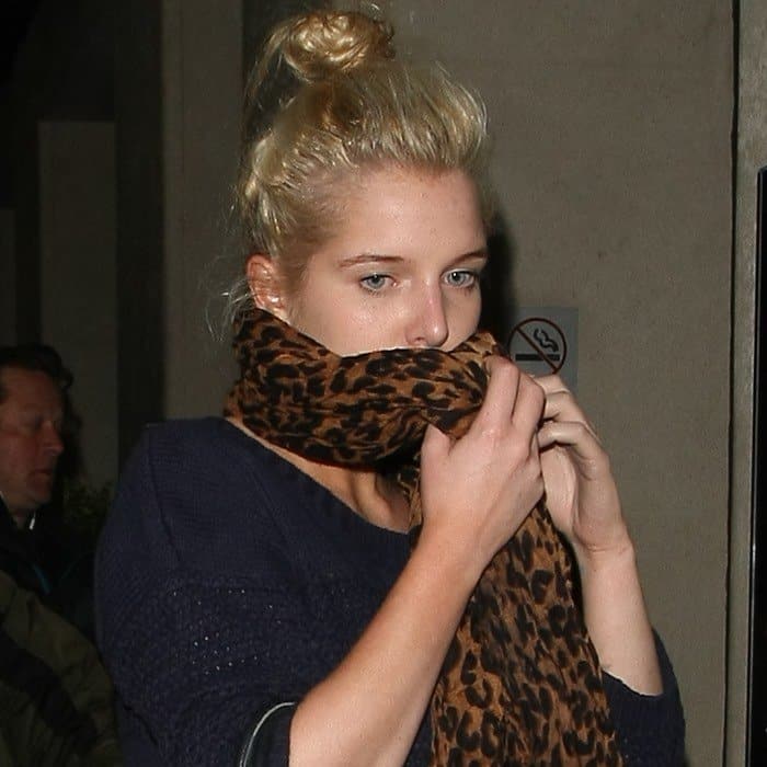 Helen Flanagan showcases the timeless style of leopard print