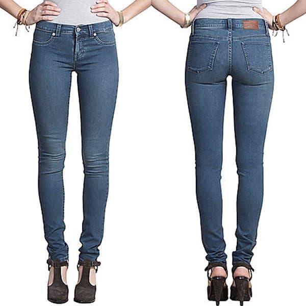 Get the look: Henry Belle's Blue Super Skinny Jeans are available for $132, perfect for achieving Eva Longoria's polished denim style