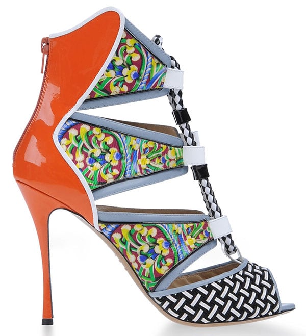 Nicholas Kirkwood for Peter Pilotto Sandals in Orange