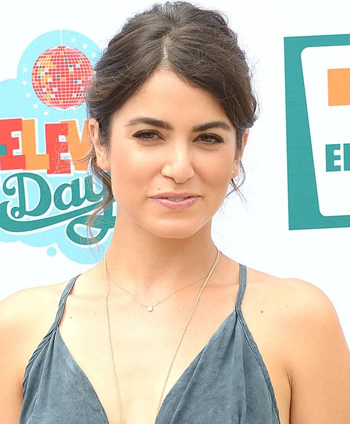Nikki Reed at 7-Eleven’s 86th birthday celebration, held at The Revolve Clothing Malibu Beach House, Malibu, California, July 9, 2013