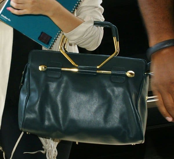 Selena Gomez shows off her favorite&nbsp;Viktor  Rolf Bombette bag