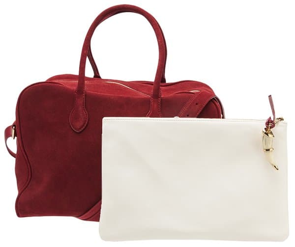 Balmain Duffle Bag in Cherry