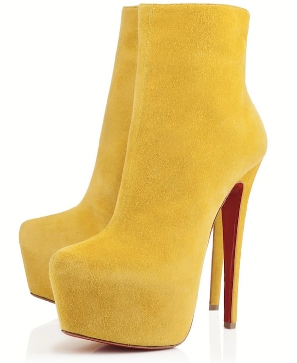 Christian Louboutin "Daf Booty" in Yellow